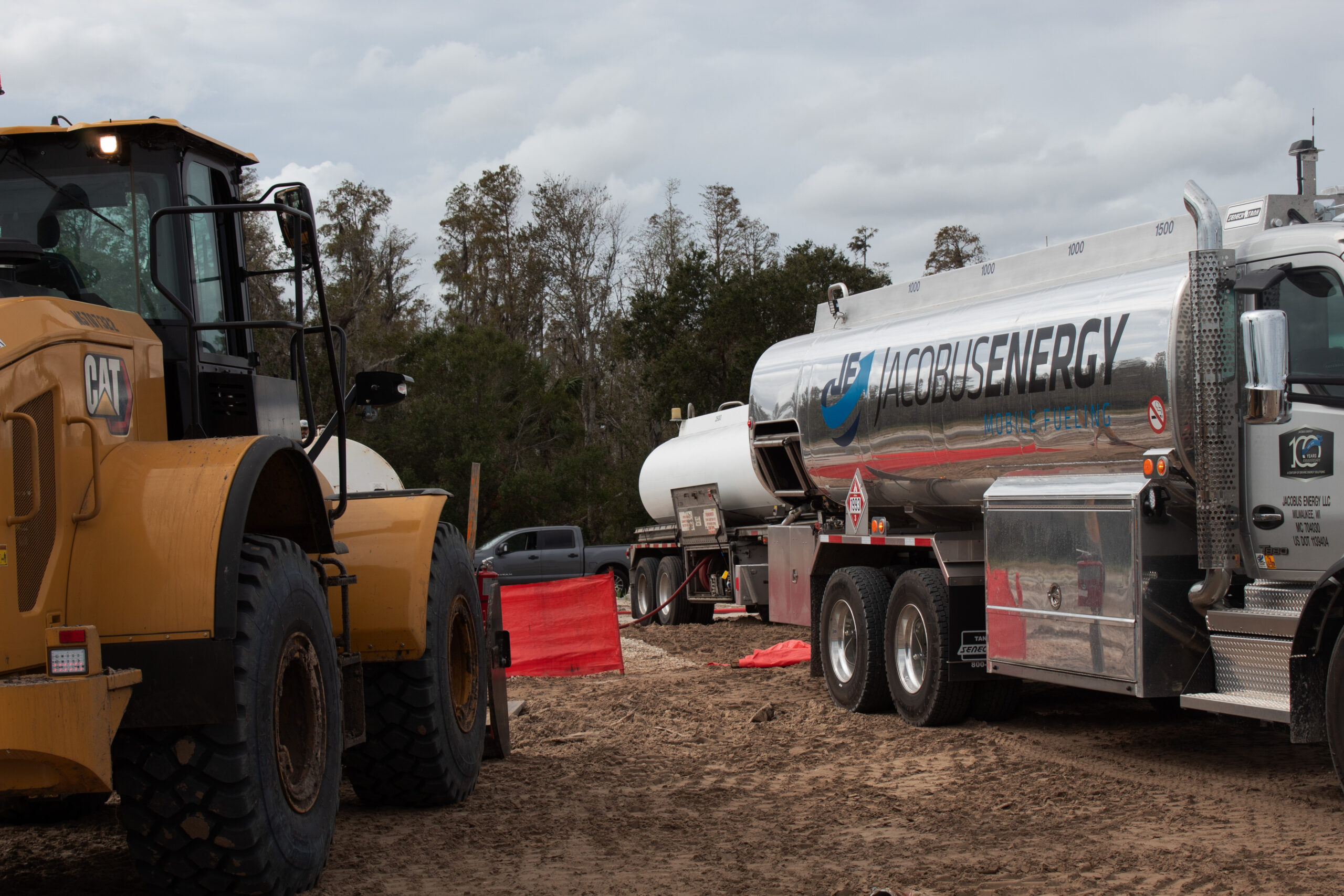 fueling construction equipment